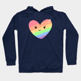 Rainbow Pride Heart Hoodie